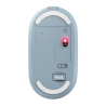 Trust  mouse recargable inalambrico silencioso color azul - 24126
