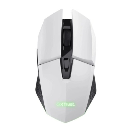 Trust  mouse gaming inalambrico GXT 110 Felox recargable con iluminación LED multicolor blanco - 25069