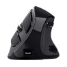 Trust mouse ergonomico inalambrico recargable color negro - 23731