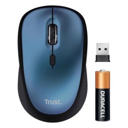 Trust mouse inalambrico eco color azul- 24551