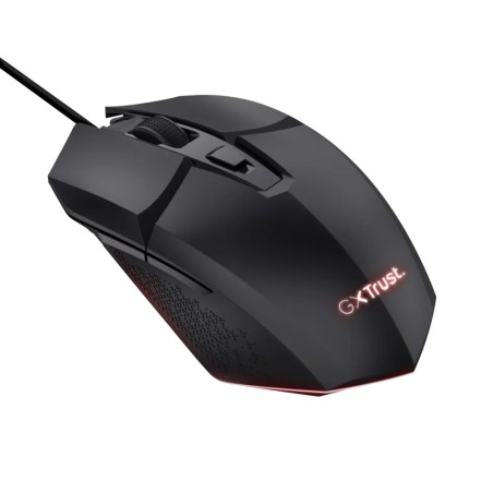 Trust mouse alambrico gamer color negro iluminado - 25036