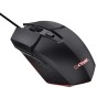 Trust mouse alambrico gamer color negro iluminado - 25036
