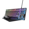 Trust teclado mouse y almohadilla gamer color negro en español - 25227