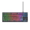 Trust teclado mouse y almohadilla gamer color negro en español - 25227