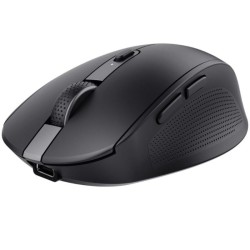 Trust mouse inalambrico recargable color negro silencioso - 24819