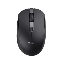 Trust mouse inalambrico recargable color negro silencioso - 24819