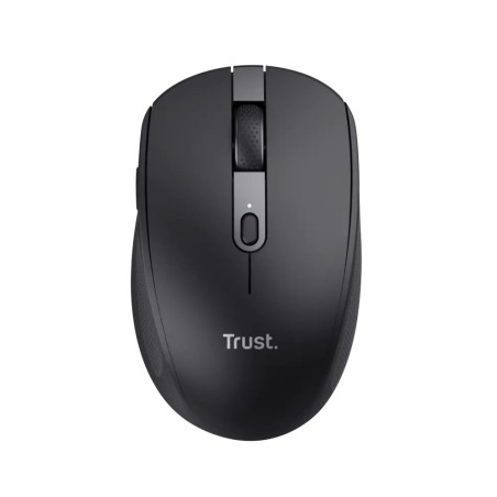 Trust mouse inalambrico recargable color negro silencioso - 24819