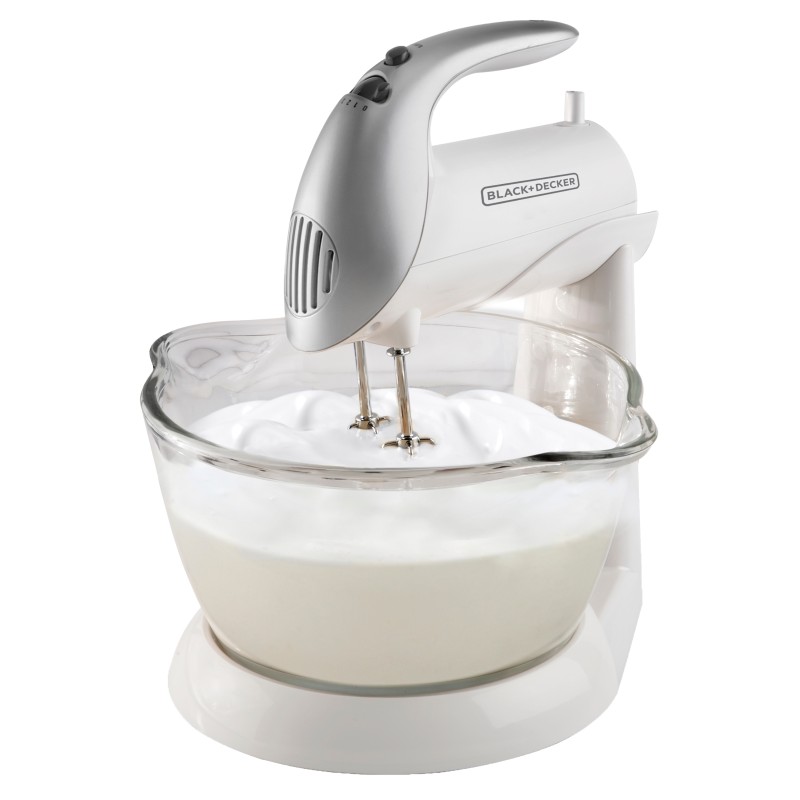 Black + Decker batidora de pedestal 250w con tazon blanca MX900