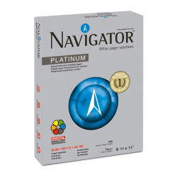 Navigator eco  caja 10 und resma 8 1/2 x 11 bond 18 Lb 500 H 70grs NEC0700010