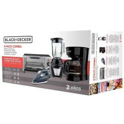 Black + Decker combo plancha + horno tostador+licuadora+cafetera - CBBD1747