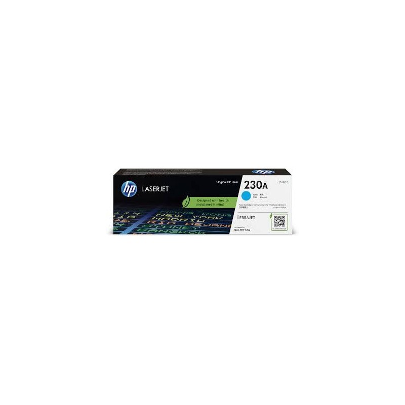 HP toner cian 230A  1800pgs W2301A