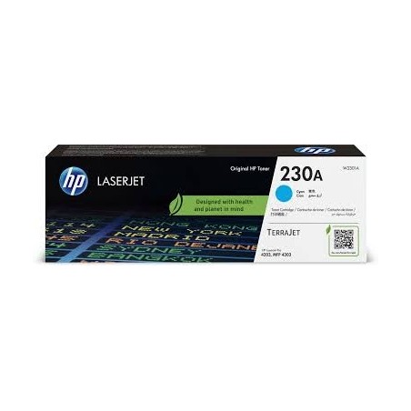 HP toner cian 230A  1800pgs W2301A