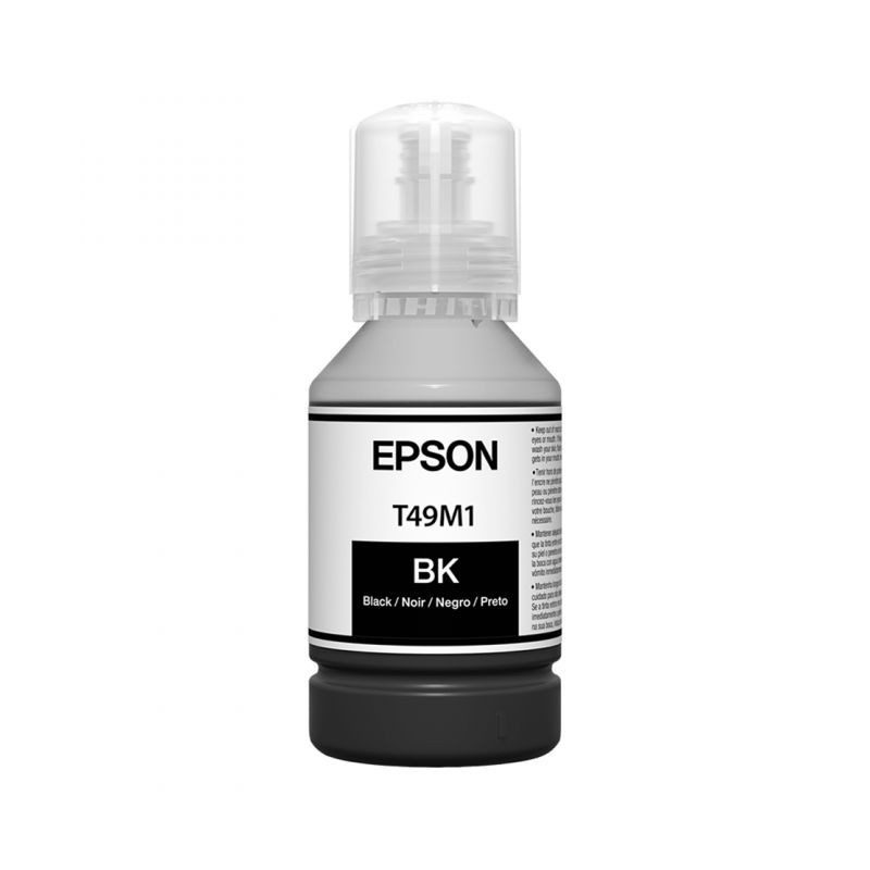 Epson botella tinta ultrachrome T49M  negra 140 ml-T49M120