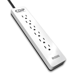 CDP Regleta supresor de picos, 6 tomas R-SS6