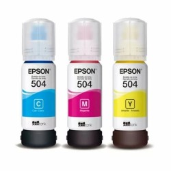 Epson botellas de tinta 3-pack cyan, magenta, amarillo 70ml C/U T504 - T504520-3P