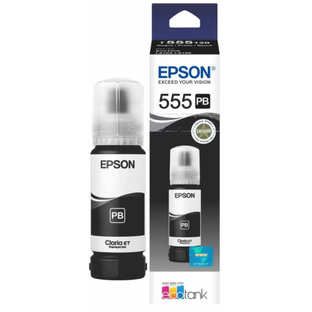 Epson botella tinta negra fotográfica para L8180 T555120-AL