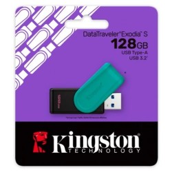 Kingston usb data traveler exodia USB 3.2 128GB negro turquesa - DTXS/128GB