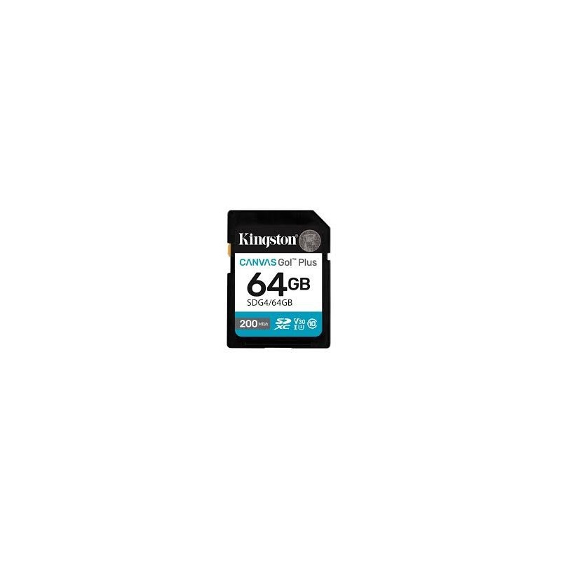Kingston tarjeta de memoria sd canvas go plus-SDG4/64GB