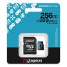Kingston tarjeta de memoria flash micro SD canvas GO plus Gen 4 200MB/s A2 U3 V30 tarjeta con adaptador - SDCG4/256GB
