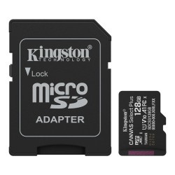 Kingston tarjeta de memoria Micro SD canvas select plus c/adaptador - SDCS3/128GB