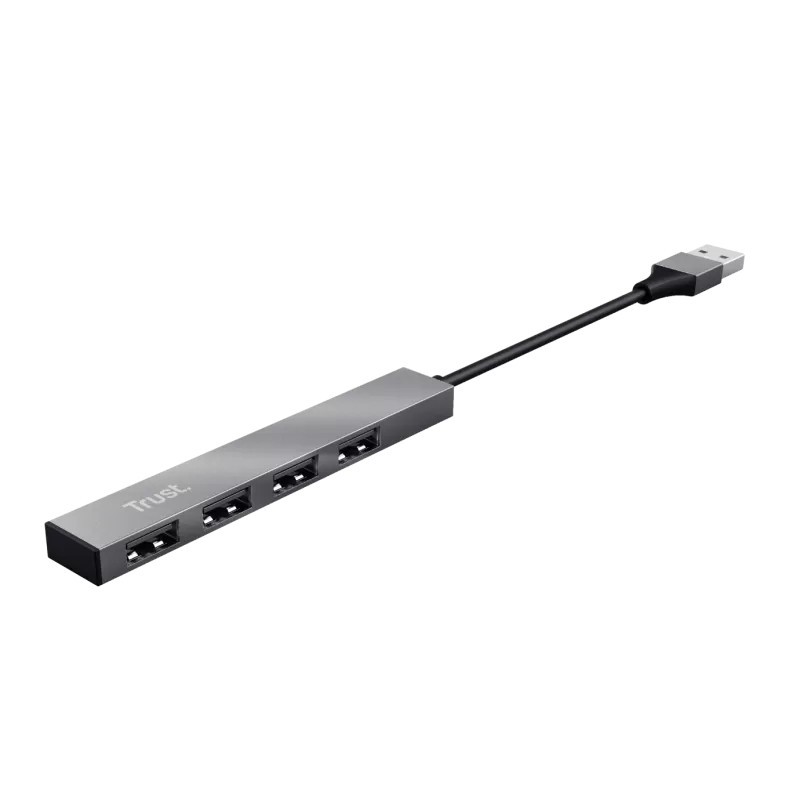 Trust adaptador 4-puertos mini hub USB - 23786