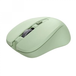 Trust mouse inalambrico eco  color verde claro silencioso - 25042