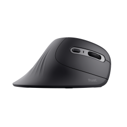 Trust mouse ergonomico color negro inalambrico vertical - 23507