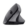 Trust mouse ergononico color negro inalambrico y recargable - 25145