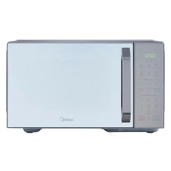 Midea microondas 1.1pc puerta acabado espejo gabinete gris con grill MMDXG11S2MG