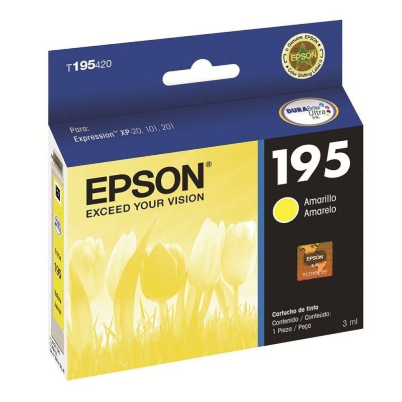 Epson cartucho amarillo para XP-101/201/211    T195420-AL
