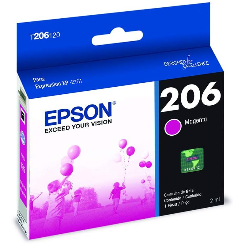 Epson cartucho T206320-AL 206 magenta xpression XP-2101