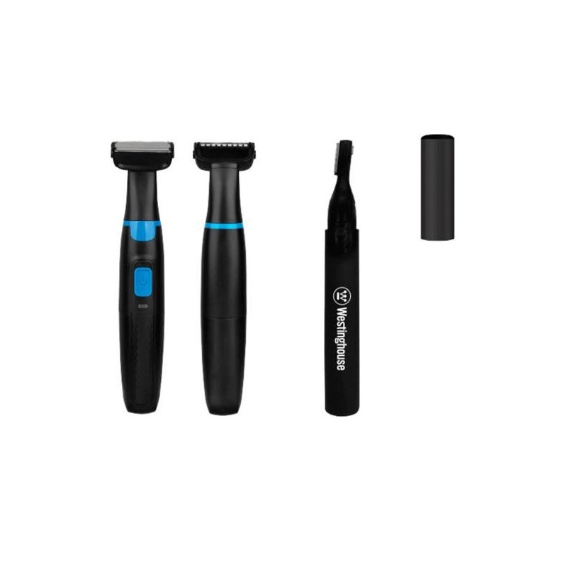 Westinghouse set doble afeitado masculino afeitadora + detallador WH1145