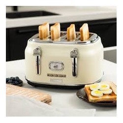 Westinghouse tostadora retro de 4 rebanadas color champam - WKTT809WH