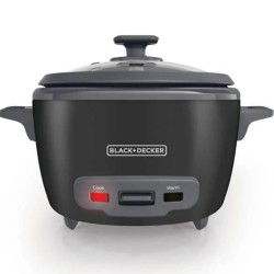 Black + Decker olla arrocera 14 tz cocidas negra RC514B