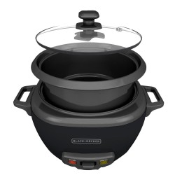 Black + Decker olla arrocera 14 tz cocidas negra RC514B