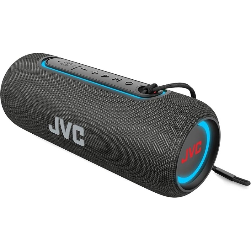 JVC audio portable bluetooth 5.4 45W 20W RMS / Bluetooth luces de ambiente color negro - XS-KY3115B