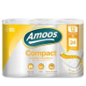Amoos papel higienico compact doble hoja 266 H 18 rollos paq x 1 -H623212.0
