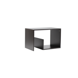 Kenneth Cole mesa de centro tipo librero color cafe oscuro - KCWD2022055-BR