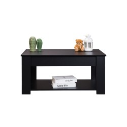 Kenneth Cole mesa de centro  cubierta color negro y caf‚ oscuro -KCWD2022058-BR