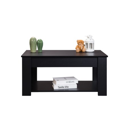 Kenneth Cole mesa de centro  cubierta color negro y café‚ oscuro -KCWD2022058-BR