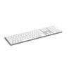 Targus teclado hyper bluetooth compatible con macOS & Windows, iPadOS & Android, ChromeOS en blanco - HS2310US