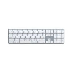 Targus teclado hyper bluetooth compatible con macOS & Windows, iPadOS & Android, ChromeOS en blanco - HS2310US
