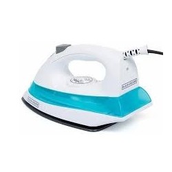 Black + Decker plancha de vapor anti-adherente blanca IRBD100