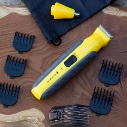 Remington recortadora personal para barba, bigote, nariz y oidos indestructible - PG6855A-110F