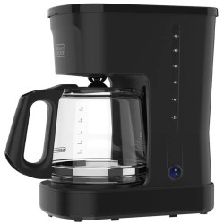 Black + Decker cafetera 12 tazas switch negro mate - CM0021-0BDLA