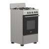 Midea cocina a gas 24 pulgadas 4 quemadores hierro fundido MGS24FS1BIABG