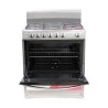 Frigidaire cocina de gas 30" 6 quemadores silver FKGH30C3MDQG
