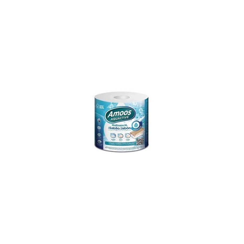 Amoos toalla mayordomo big roll aquactive 3 capas  208hjs paq 6 und-J655023