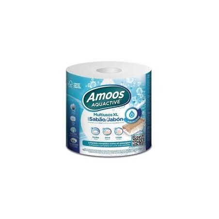 Amoos toalla mayordomo big roll aquactive 3 capas  208hjs paq 6 und-J655023
