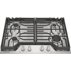 Frigidaire plantilla de gas 30 empotrable 4 quemadores FCCG3027AS